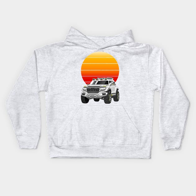 Mercedes-Ener-G-Force (G-Class) 4x4 Concept Kids Hoodie by Guyvit